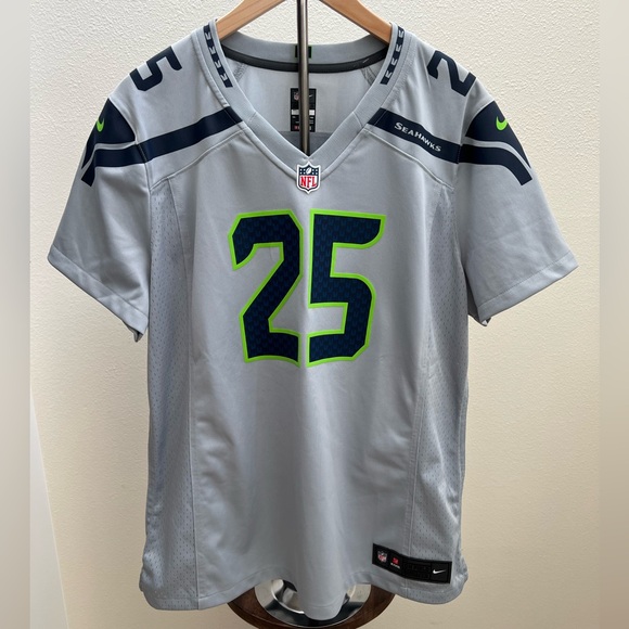 NFL Other - NFL Men's Gray and Blue Seahawks Jersey